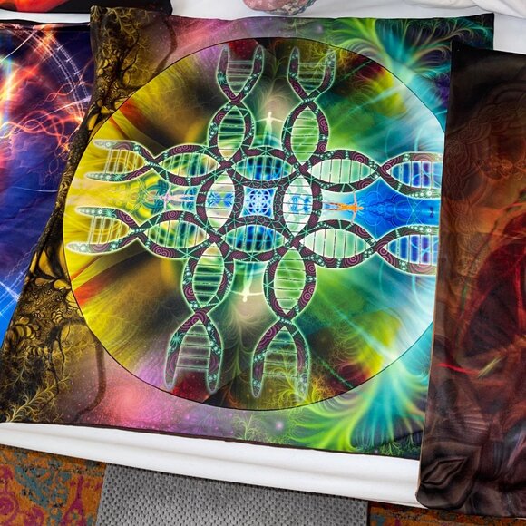 Pumayana Pillow Covers  23 x 23 Multicolor Set of 4 New - Picture 3 of 7